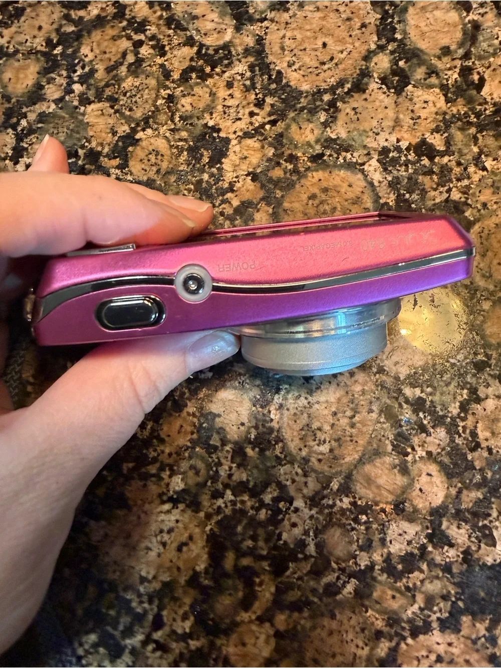 Olympus Pink Digital Compact Camera with Kastar Batteries & Charger